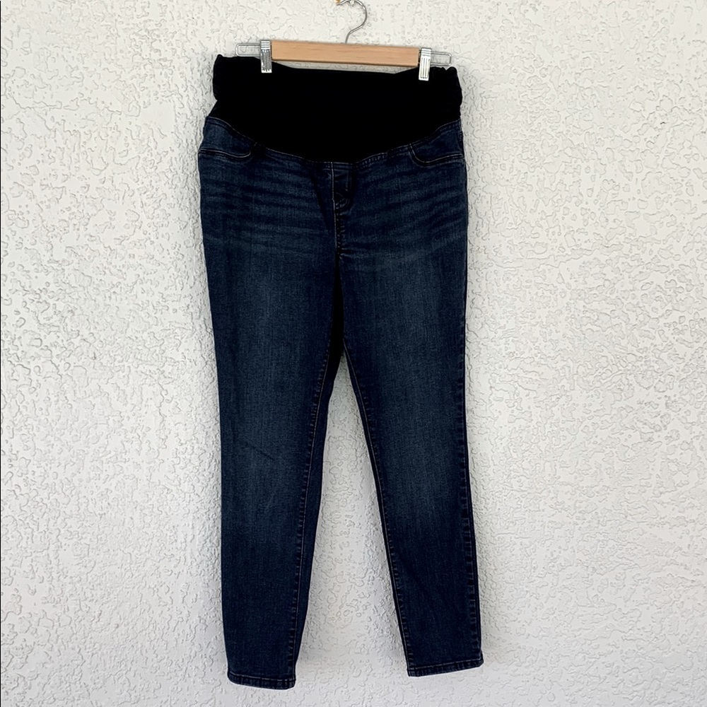 Isabel by Ingrid & Isabel skinny maternity jeans with elastic waistband size 12